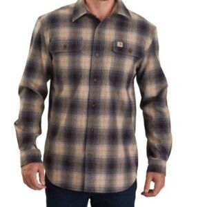 Carhartt Original Fit Flannel Long-Sleeve Plaid Shirt